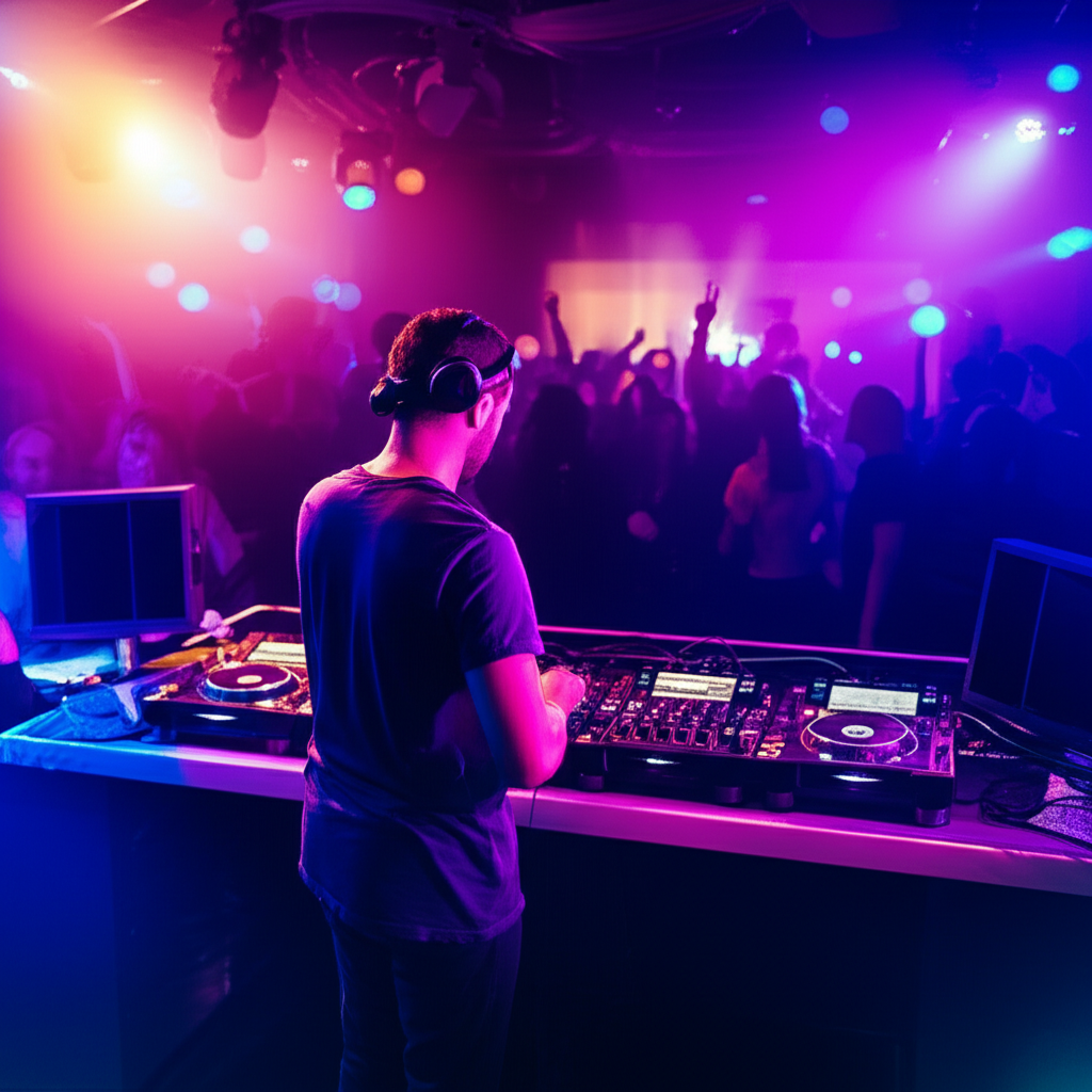 DJ at a party